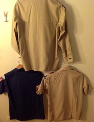 Youth large Boy Scout shirt blue