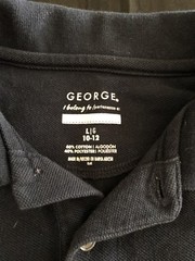 George Boy Uniform Polo Shirt Shirt Size 10-12