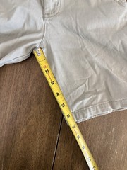Old Navy French Toast Boys Uniform Bermuda Shorts Size 7 Beige 2 Piece Set