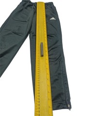 Adidas Original Junior Track Pants Black 9-10Y UK US S 140cm Zip Ankle Unisex