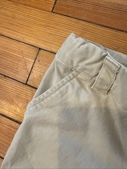 Cat & Jack Boys Youth 7 Khaki Flat Front School Uniform Chino Shorts
