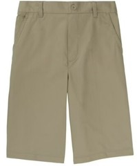 4 Qty Boys New French Toast School Khaki Uniform Shorts Size 7 elastic x4 PAIRS