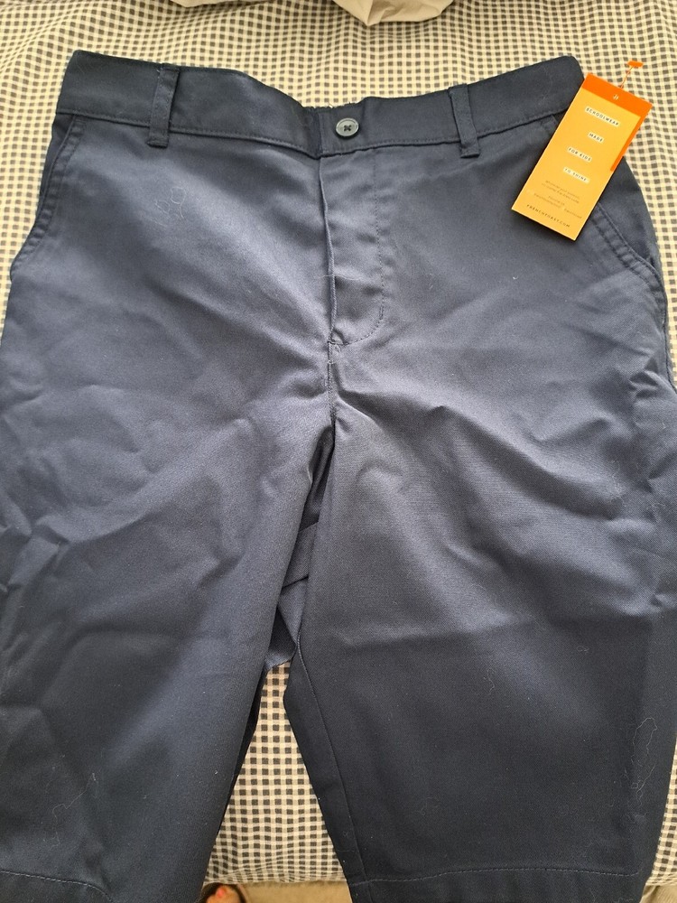 Boys School Uniform Shorts French Toast Navy Blue New With Tag Size 12 HUSKY