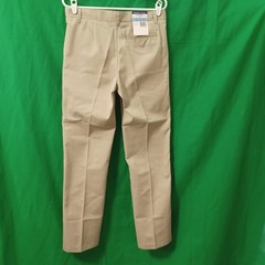 French Toast Boys Khaki Relaxed Fit School Uniform Pant Size 16 Adjustable Waist
