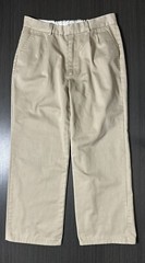 Preferred School Uniform Boys Pants Beige Pleated Front Size 14 Husky