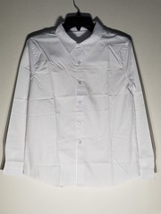 SOLOCOTE Boys White Dress Shirt Long Sleeve Uniform Blouse Formal Size 9Y New