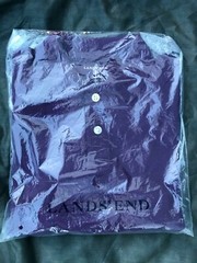 Lot 👕 NWT Lands’ End LONG SLEEVE Polo Interlock Boys Shirt New Size M 5 6