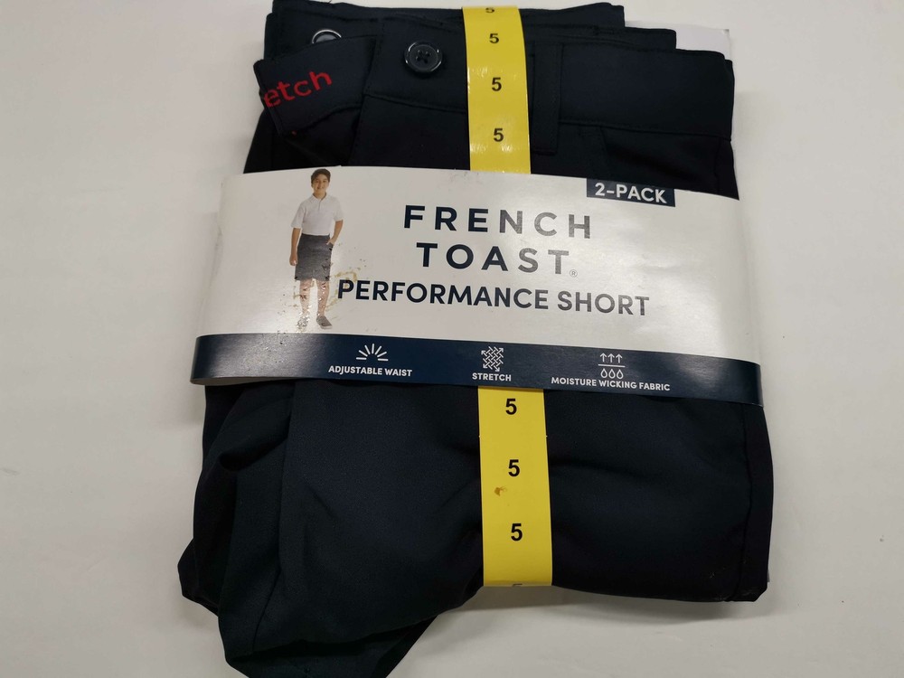 Boys french toast two performance short, size 5 – color: NAVY – 1402668