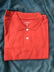 Lot 👕 NWT Lands’ End LONG SLEEVE Polo Interlock Boys Shirt New Size M 5 6