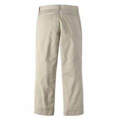 Wonder Nation Pants Boys Size 8 Khaki Uniform Stretch Twill Flat Front –E6–