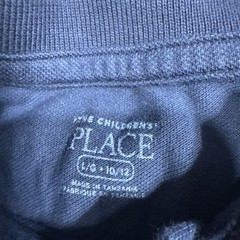 The Childrens Place School Uniform Short Sleeves Polo Shirts Yellow Blue L 10-12