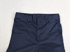 BOY’S BLUE CHINO SCHOOL UNIFORM SHORTS – SIZE 14 ADJUSTABLE WAIST
