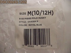 French Toast Boys Pique Polo Husky, Royal Blue, M(10/12H), SA9084P, 884503501178
