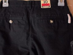 Gap Easy Fit Boys Uniform Shorts Size 10 Regular Navy Blue 17″ Long 100% Cotton