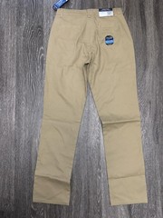 Nautica Pants Boys 18 Khaki School Uniform Reinforced Knee Performance Stretch