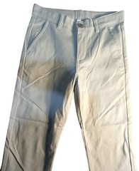 Nautica Boys School Uniform Pant Beige Adjustable Waist Size 12AR