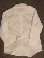 French Toast Long Sleeve White Uniform Shirt Sz 5t