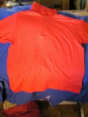 School Uniform Sportshirt Red size Youth Large 14-16