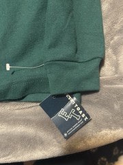 Boys French Toast Uniform/Casual Dark Green Long Sleeved Polo Shirt Size 7 NWT