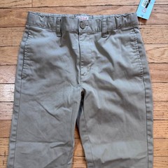 Cat & Jack Boy Straight Fit School Uniform Chino Pants Vintage Khaki Size 12 NWT