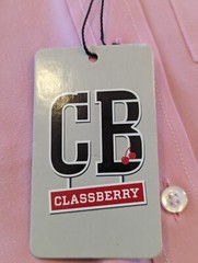 Classberry Kids Uniform long sleeve button up shirt Pink size 4