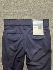 French Toast Pants Boys Sz 4 Navy School Uniform Slim Performance Tapered Flat