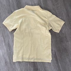 WONDER NATION M (8) Boy Yellow School Uniform Short Sleeve Polo Top Collard