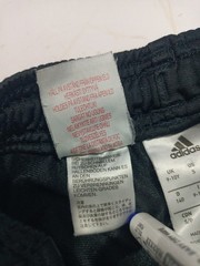 Adidas Original Junior Track Pants Black 9-10Y UK US S 140cm Zip Ankle Unisex