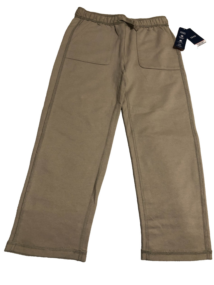 Izod Sensory Friendly Gender Free Khaki Pants Tag Less Super Soft Fabric Size 8