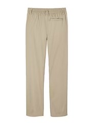 French Toast Relaxed Fit Pull- On Flat Front Pants In Khaki Size 18 Husky