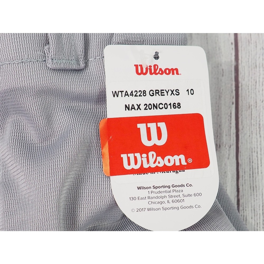 Wilson Youth Baseball Pull Up Pants with Full Elastic Waistband/Belt loop XS NWT