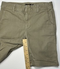 Kids School Lee Uniform Khaki Shorts Size 0 Preppy Brown Cotton Prep School