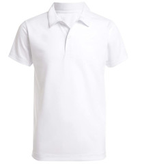 Chaps Boys School Uniform Sensory-Friendly Short Sleeve Performance Polo XXS 4/5
