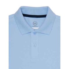 2-PacK Wonder Nation School Uniform Pique Polo Shirts Boys XS (4-5) Blue Cotton