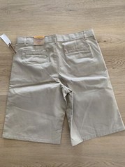 Dockers Uniform Khaki Chino Boys Shorts Approved Boy’s HUSKY 33~Stretch New