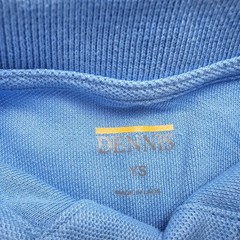 Dennis Uniform Polo Shirt Blue Size Youth Small YS Stratford School Logo, New
