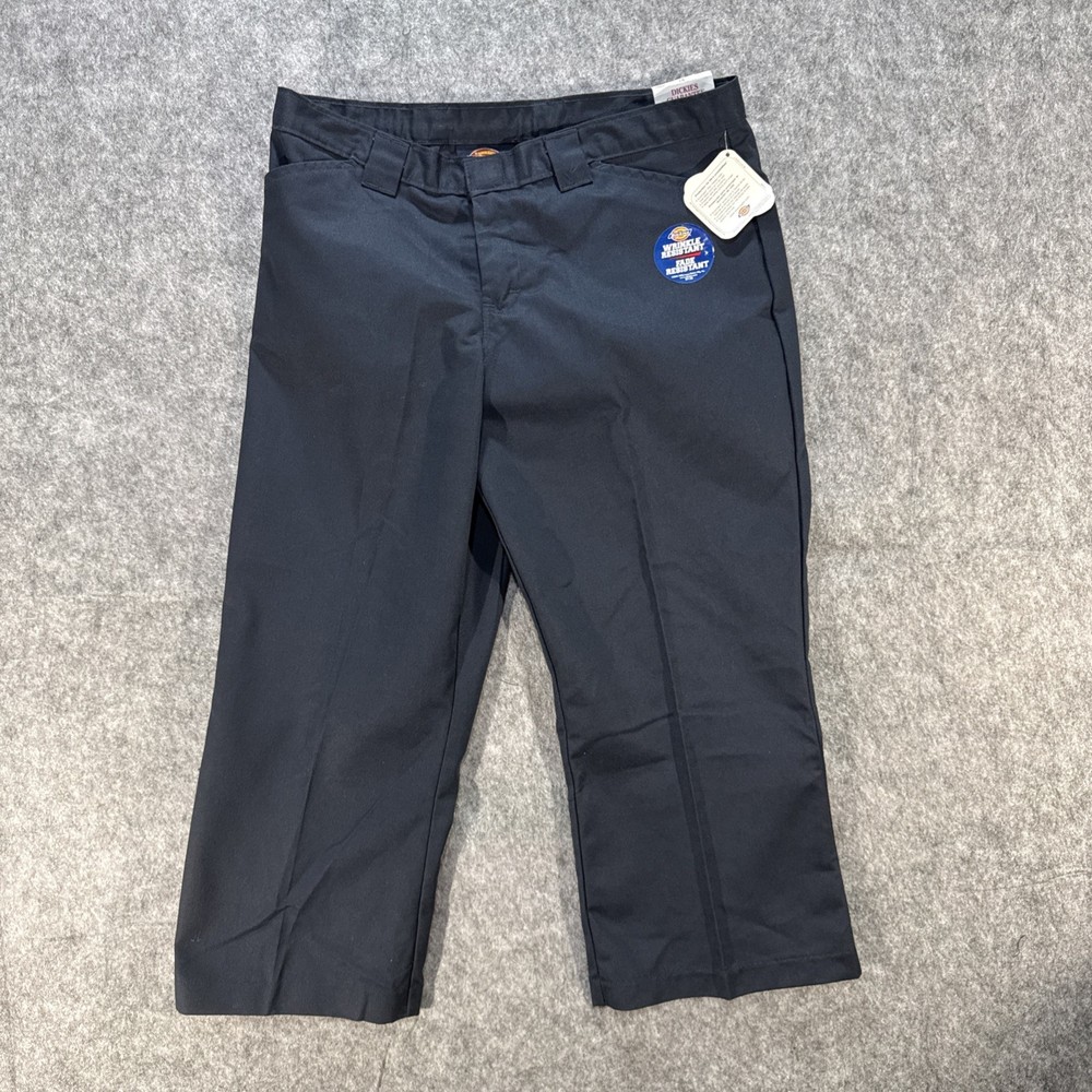 Dickies School Uniform Pants Size 18 Navy Wrinkle Resistant KP510DN