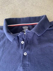 French Toast blue school uniform polo shirt boys sz XL (14-16)