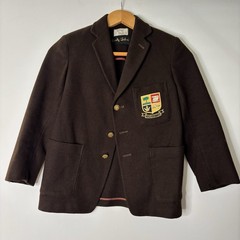 Vintage British Boys Wool School Blazer