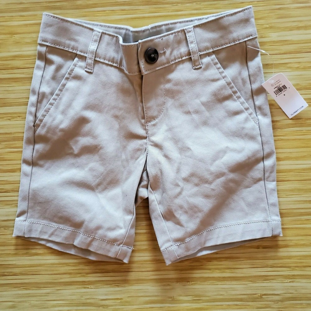 Old Navy Unisex Youth Shorts Beige Khaki School Uniform Pants Child Size 6 NWT