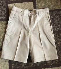 Pro 5 School Uniform Boys Shorts Size 14 Navy And Khaki