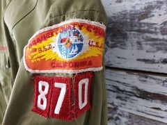 Vintage Boy Scouts Of American Uniform Orange County CA Hat Scarf Belt 13 R