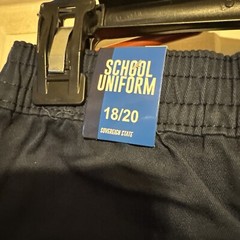 New With Tags Sovereign State School Uniform Pants navy blue Size 18/20
