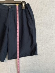 Chaps Shorts Boys 14 Husky Navy Blue School Uniform Flat Front Elastic Waist