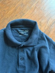 Authentic Galaxy School Uniform Navy Polo – Size 6 – Made in China