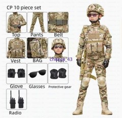 Children’s Spring Autumn Camouflage Suit Special Forces Tactic Training Uniform