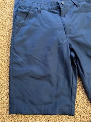 French Toast Boy Size 16 Navy Blue flat front Dress Shorts Uniform lot of 2