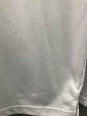 Chaps Boy’s M 10/12 School Uniform Polo Long Sleeve Shirt White