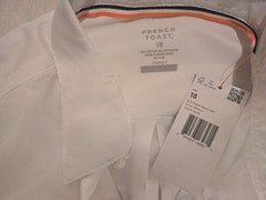 French Toast Boys Crisp White Dress Shirt