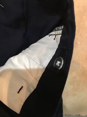 Izod 12 Husky Boys pleated navy adjustable waist school uniform shorts nwt